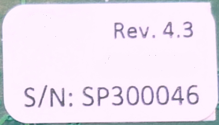 SP-ICE-3 Production Label